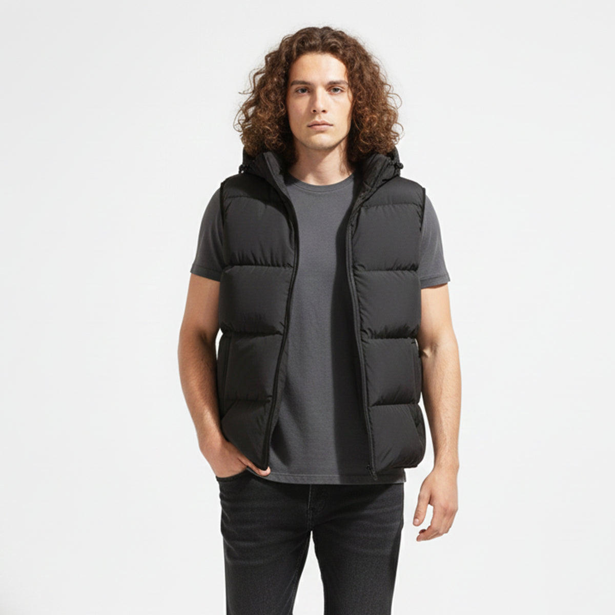 LindLeigh | Men’s Sleeveless Padded Vest – Winter-Ready Comfort