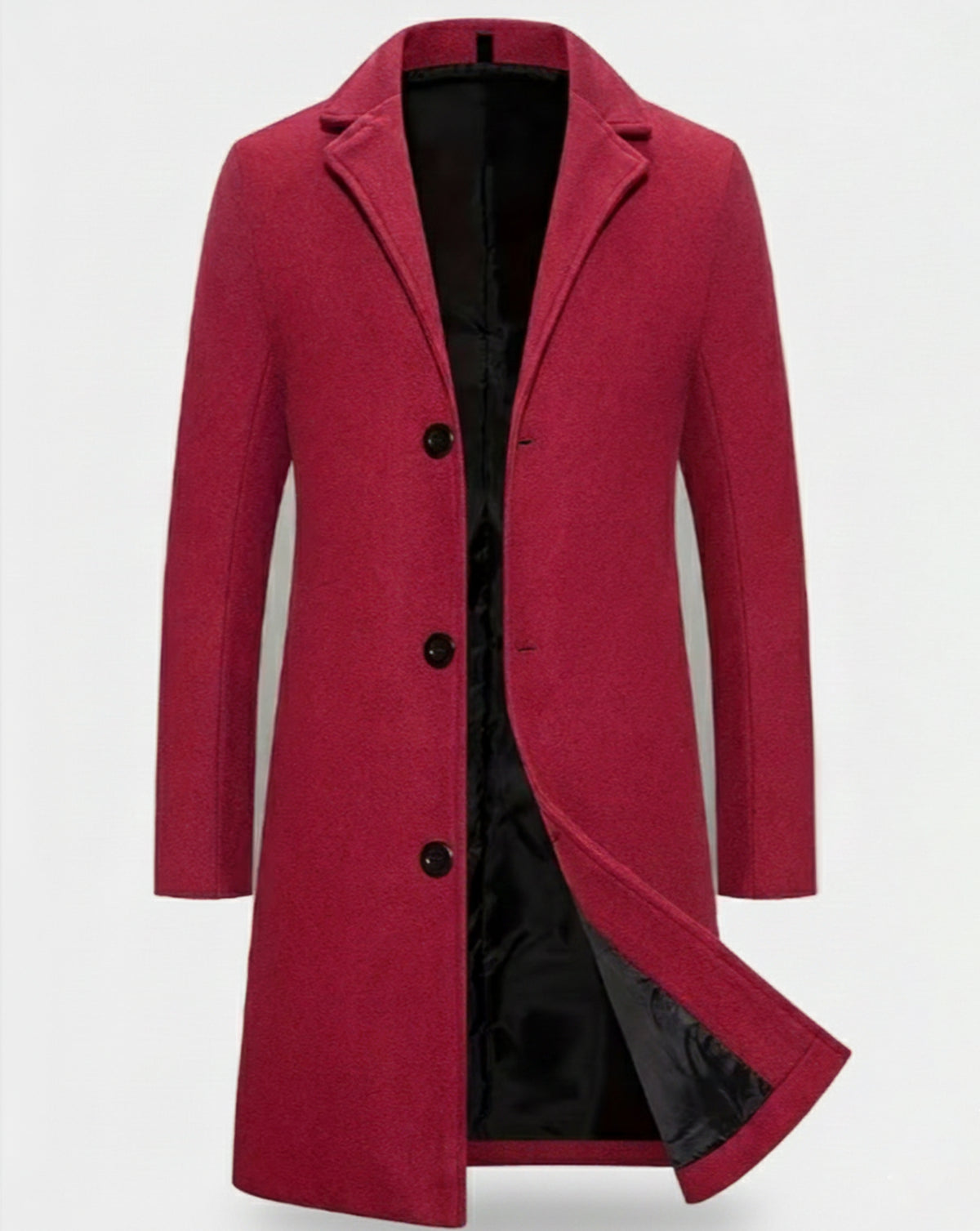 LindLeigh | Men’s Mid-Length Tweed Coat – Everyday Winter Style