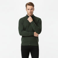 LindLeigh | Men’s Solid Zip Sweater Coat – Winter Casual Essential