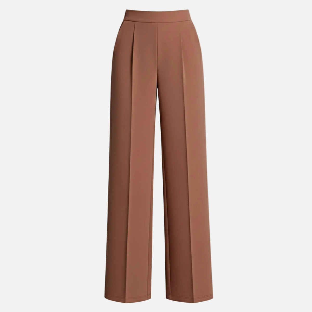 LindLeigh | Women’s High Waisted Trousers - Elegant Straight Leg Pants