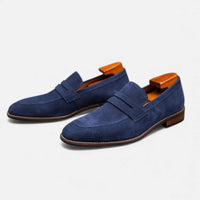 LindLeigh | Men’s Classic Penny Loafers – Casual Business Shoes