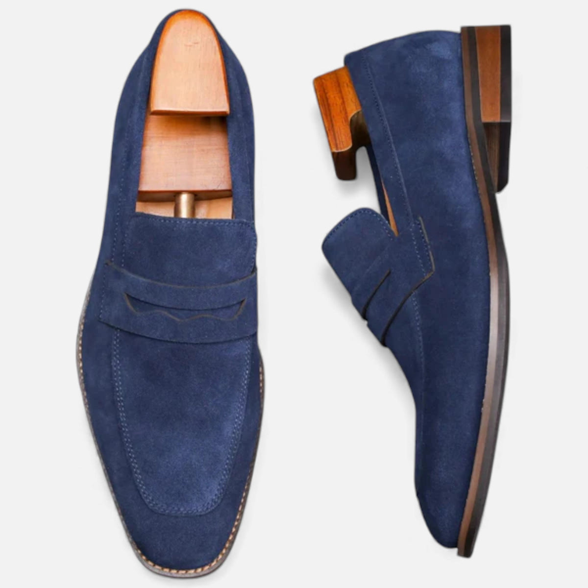 Milvaly | Elegant Black Penny Loafers for Women 3