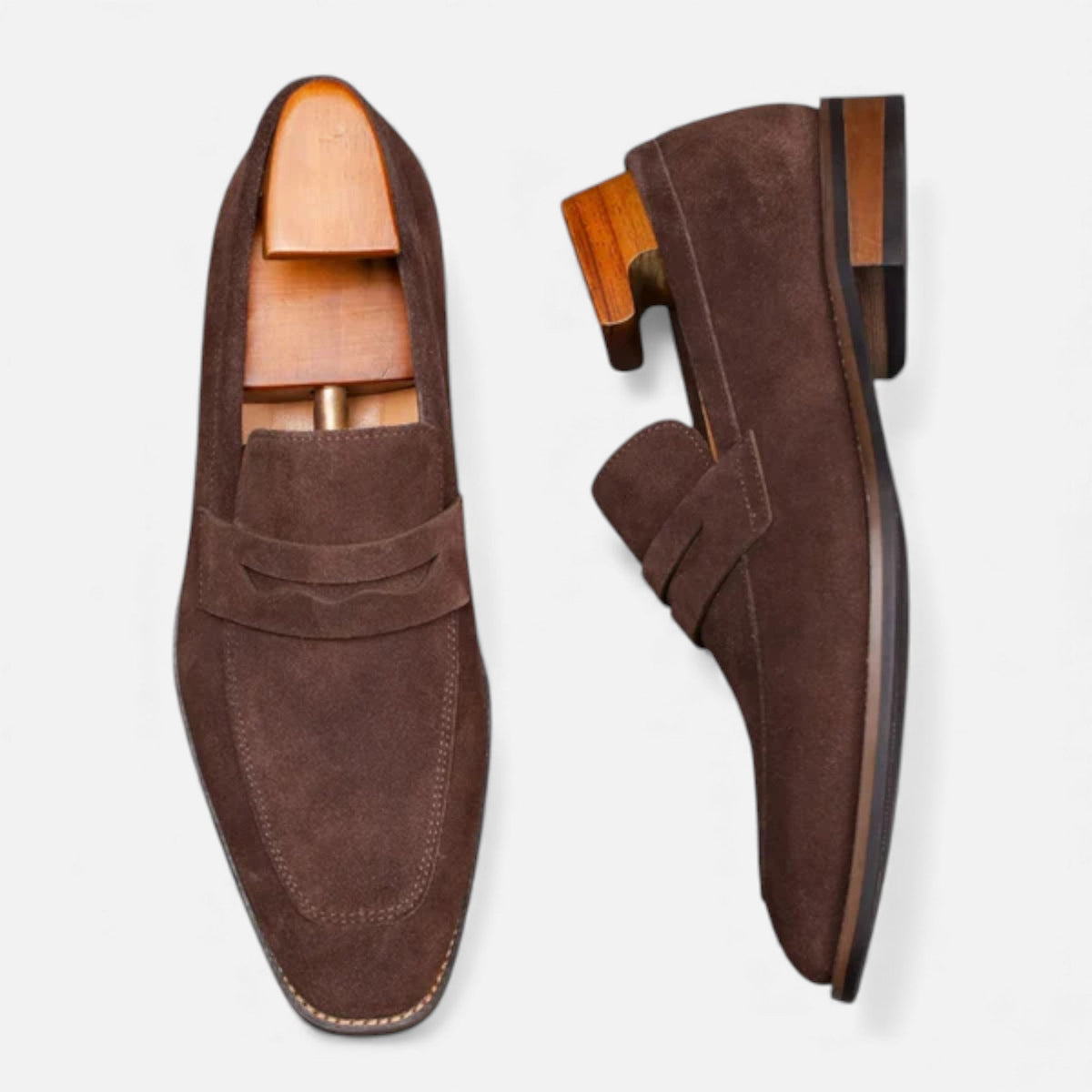 Milvaly | Elegant Black Penny Loafers for Women 4