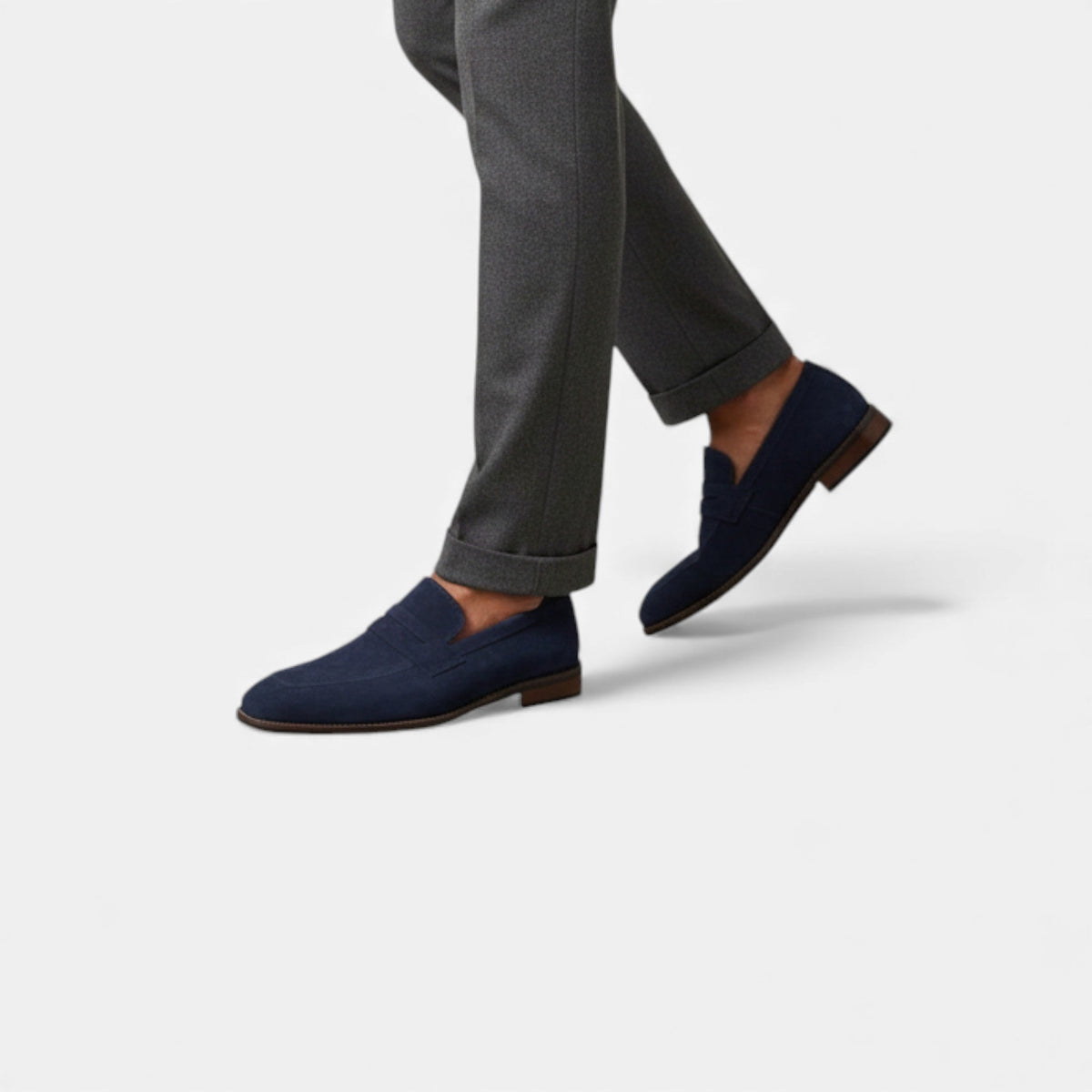 Milvaly | Elegant Black Penny Loafers for Women 6