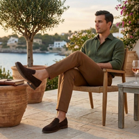 LindLeigh | Men’s Classic Penny Loafers – Casual Business Shoes