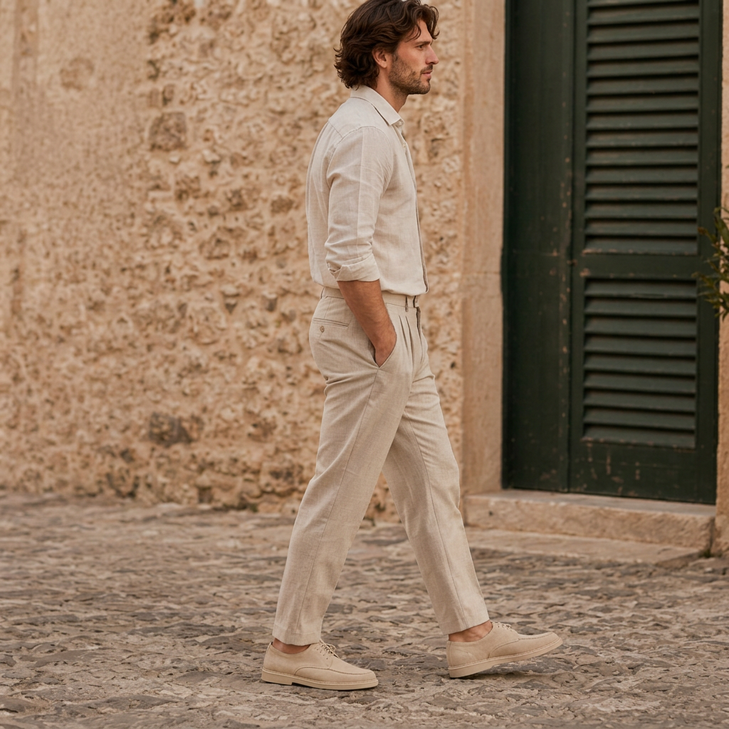 LindLeigh | Men's Premium Suede Lace Up Derby Shoes