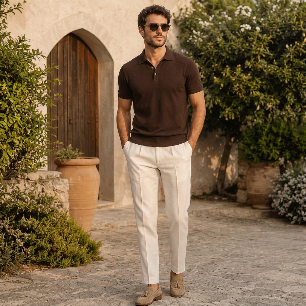 LindLeigh | Men's Suede Tassel Loafers Slip On Dress Shoes