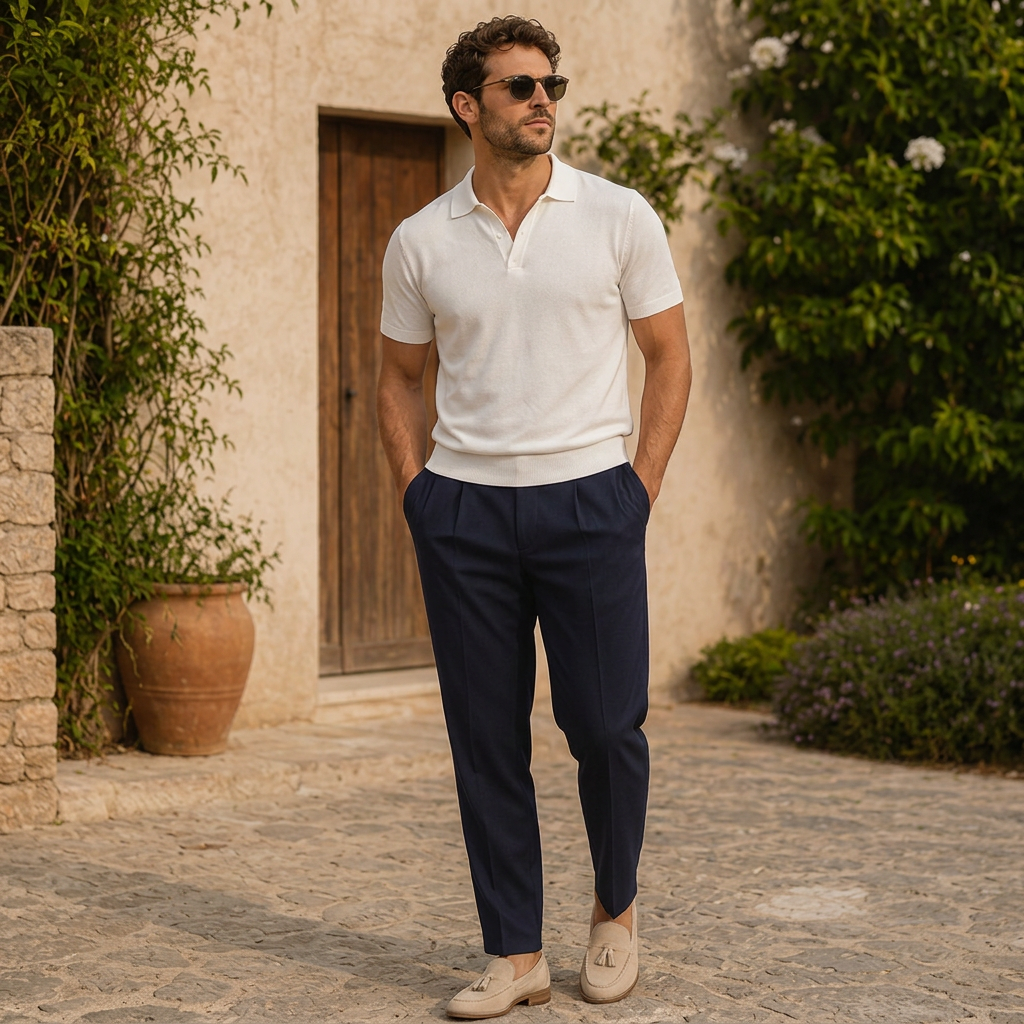 LindLeigh | Men's Suede Tassel Loafers Slip On Dress Shoes