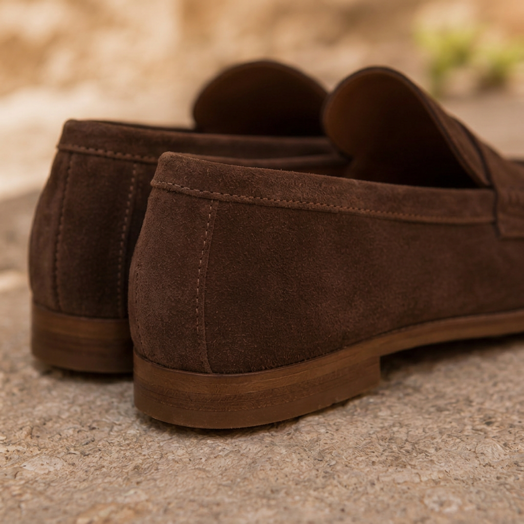 LindLeigh | Women's Flat Suede Loafers – Comfortable Classic Casual Shoes